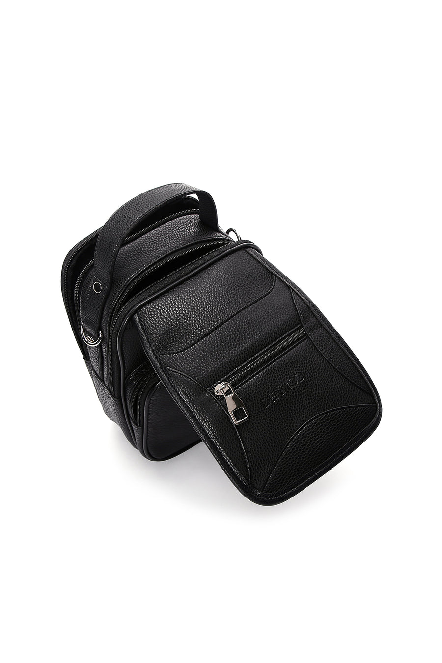 Men's Black Crossbody Bag