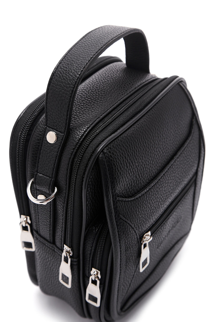 Men's Black Crossbody Bag