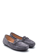 Kadın Deri Süet Loafer | Derimod