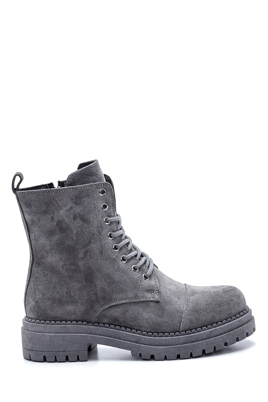 Women's Leather Suede Boots 21WFD510610 | Derimod