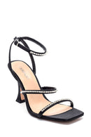 Women's Derimod X Whenever Company Stone Heeled Sandals | Derimod
