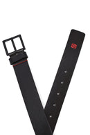Men's Black Leather Belt | Derimod