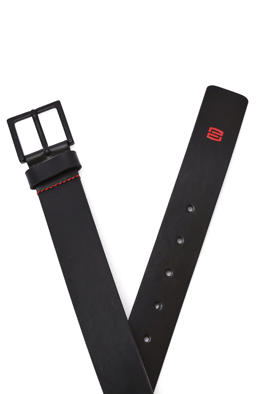 Men's Black Leather Belt