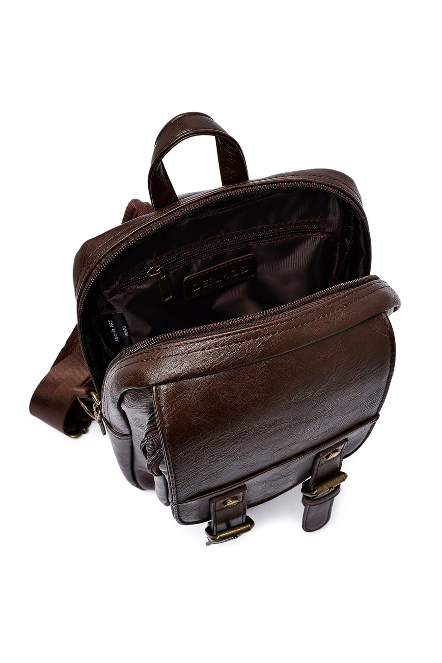 Men's Brown Crossbody Bag