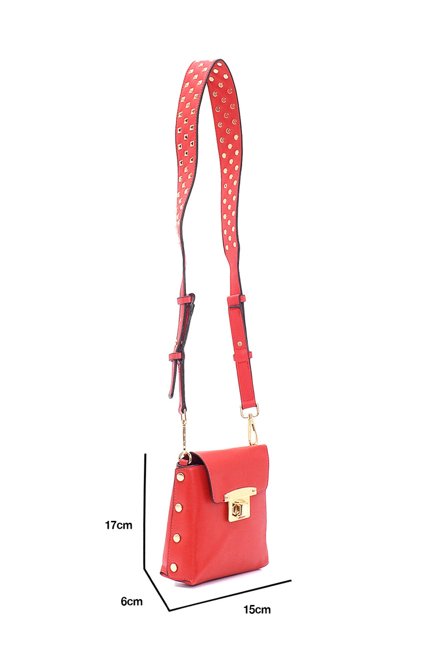 Women's Studded Crossbody Bag