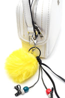 Women's White Faux Leather Crossbody Bag | Derimod