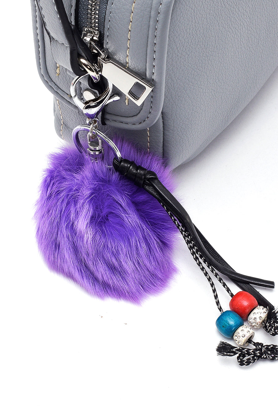 Women's Blue Faux Leather Crossbody Bag