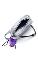 Women's Blue Faux Leather Crossbody Bag | Derimod