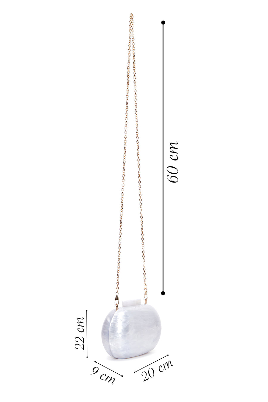 Women's White Portfolio Bag