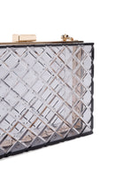 Women's Black Transparent Clutch Bag | Derimod