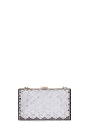 Women's Black Transparent Clutch Bag | Derimod