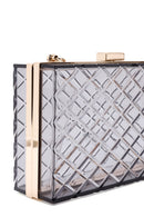 Women's Black Transparent Clutch Bag | Derimod