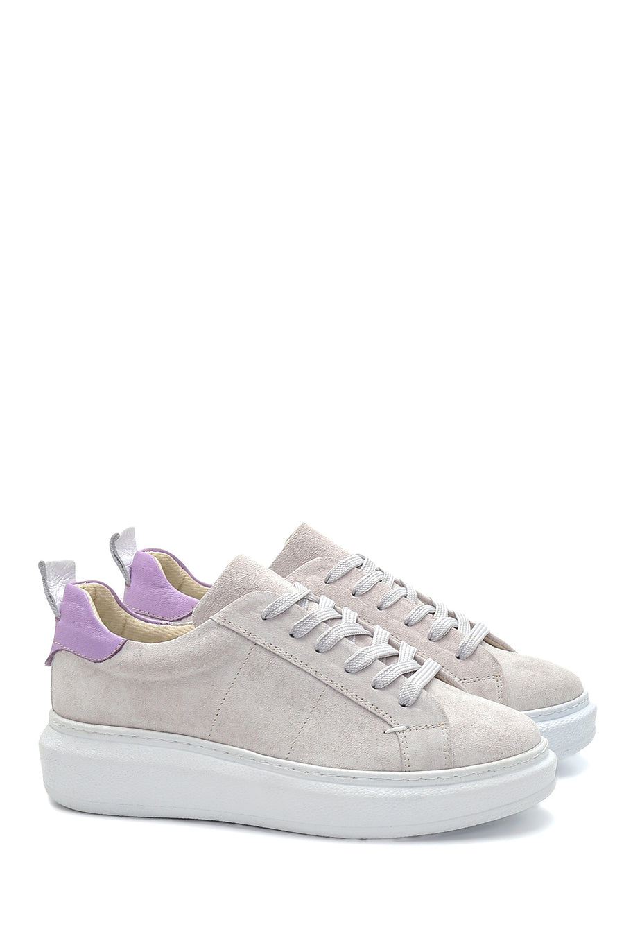 Kadın Deri Süet Sneaker