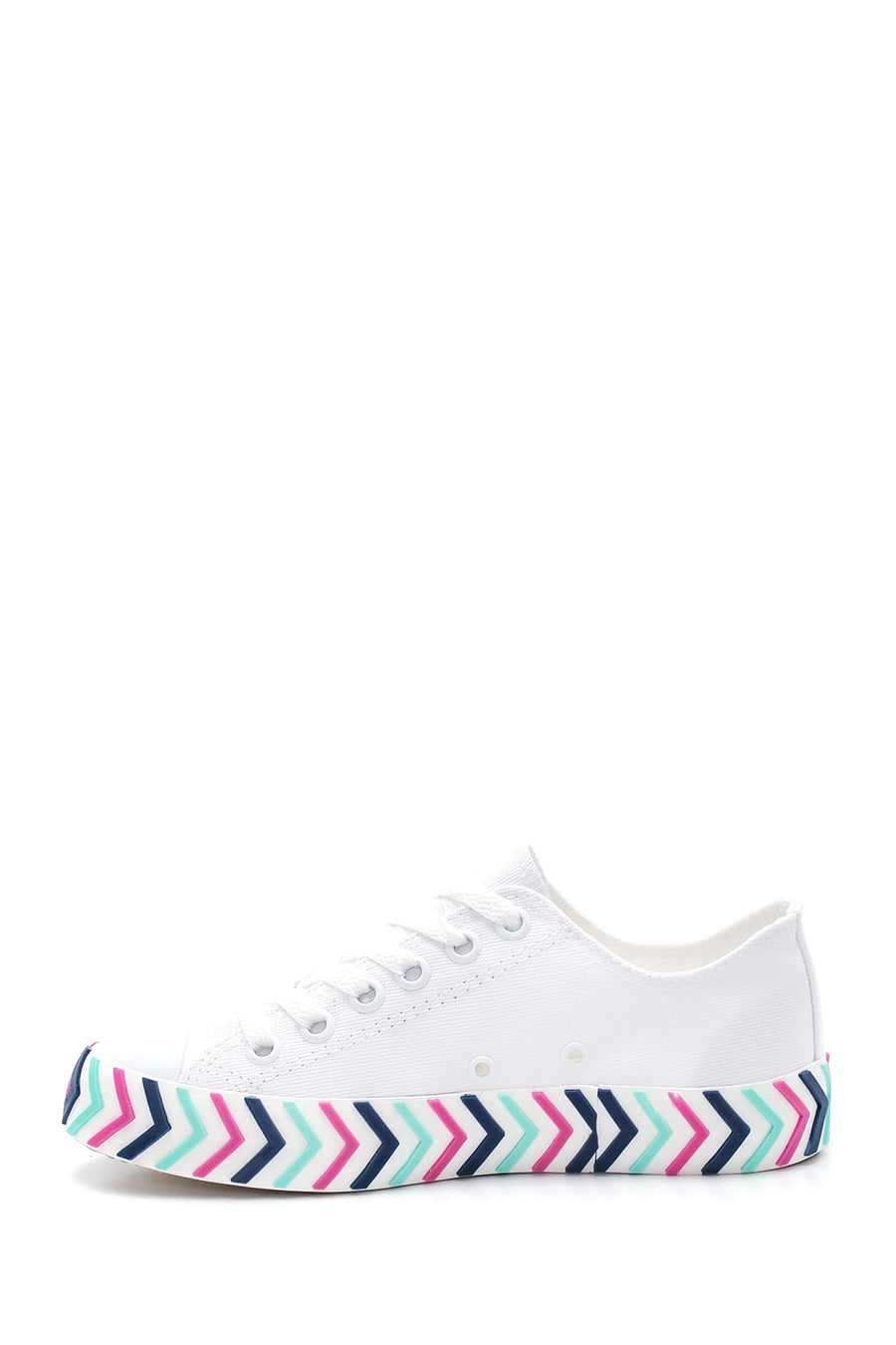 Kadın Renkli Tabanlı Sneaker