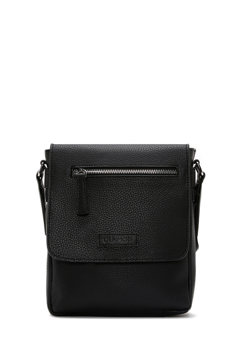 Men's Black Messenger Bag