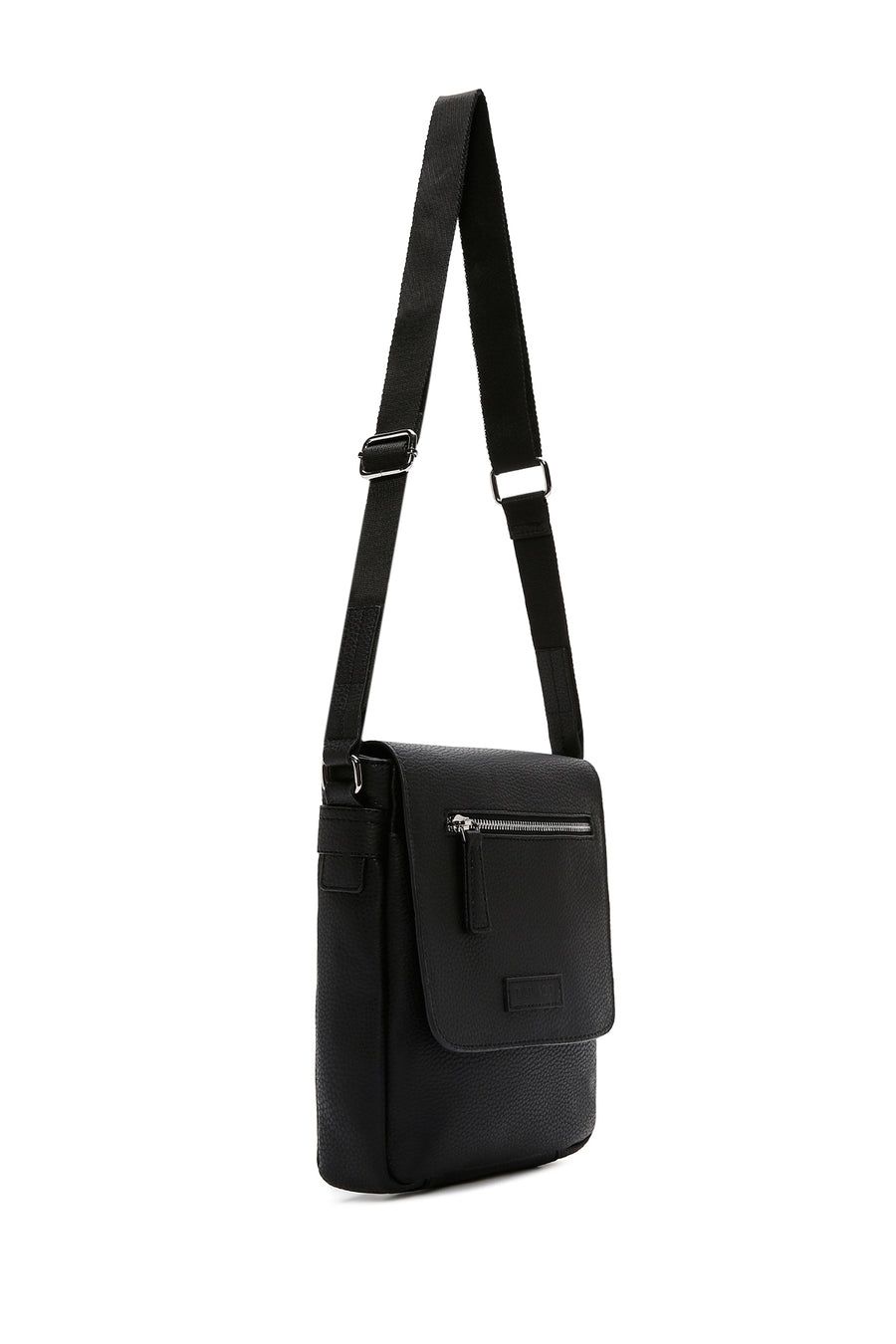 Men's Black Messenger Bag