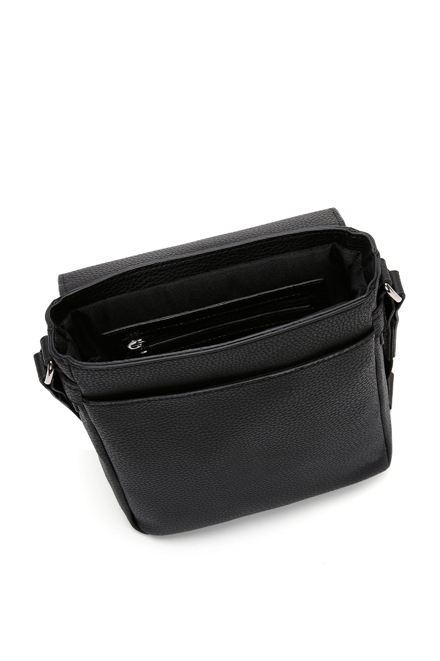 Men's Black Messenger Bag