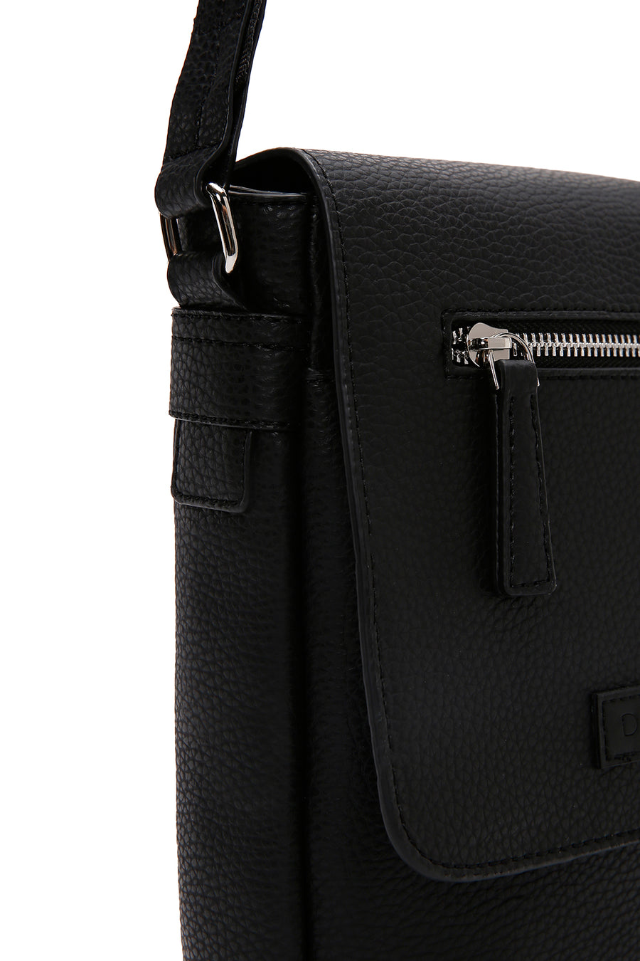 Men's Black Messenger Bag
