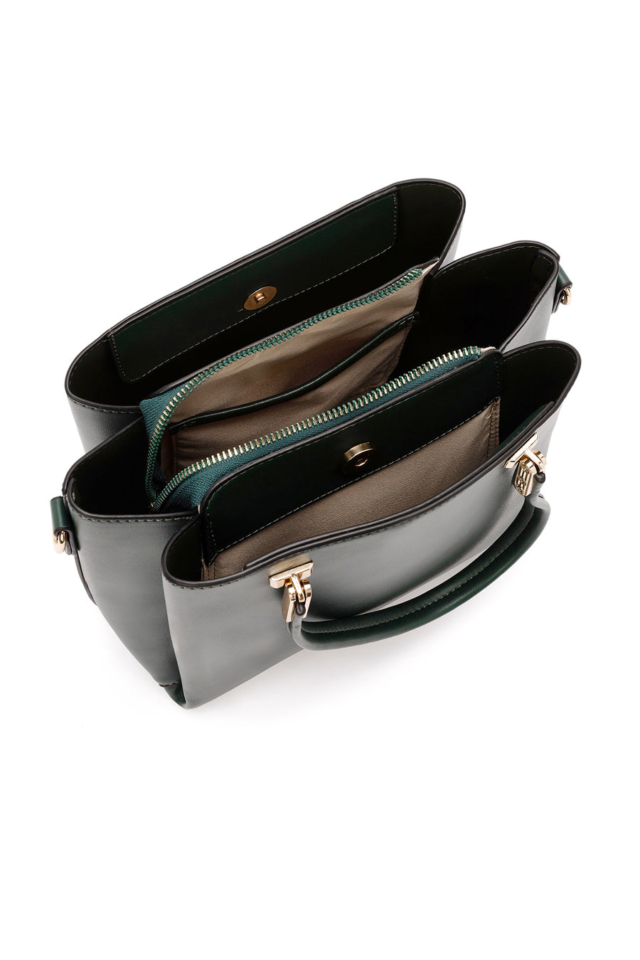 Women's Green Long Strap Shoulder Bag