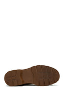 Women's Tan Suede Leather Chelsea Boots | Derimod