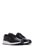 Erkek Siyah Deri Sneaker | Derimod