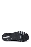 Erkek Siyah Deri Sneaker | Derimod
