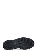 Men's Leather Zippered Boots | Derimod