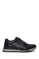 Erkek Siyah Deri Sneaker | Derimod