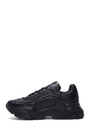 Kadın Siyah Yüksek Taban Sneaker | Derimod