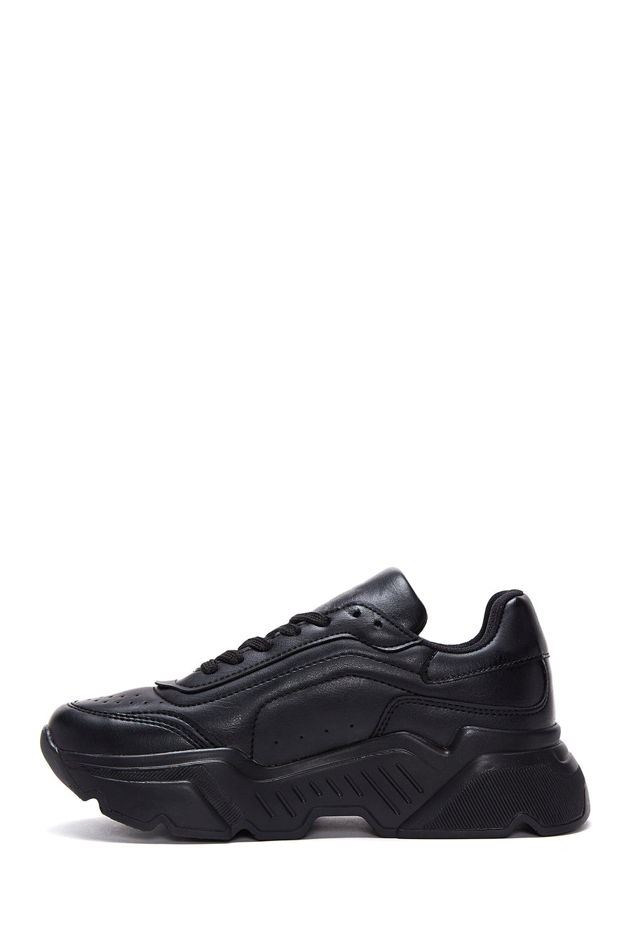 Kadın Siyah Yüksek Taban Sneaker