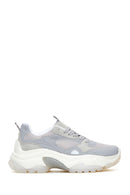Women's Gray Thick Soled Sneaker | Derimod