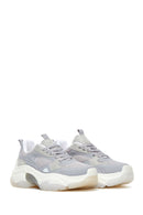 Women's Gray Thick Soled Sneaker | Derimod