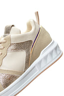 Kadın Bej Bağcıklı Sneaker | Derimod