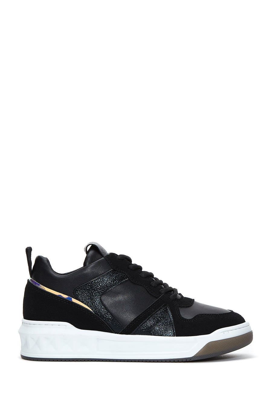 Kadın Siyah Bağcıklı Sneaker 22WFE222414 | Derimod