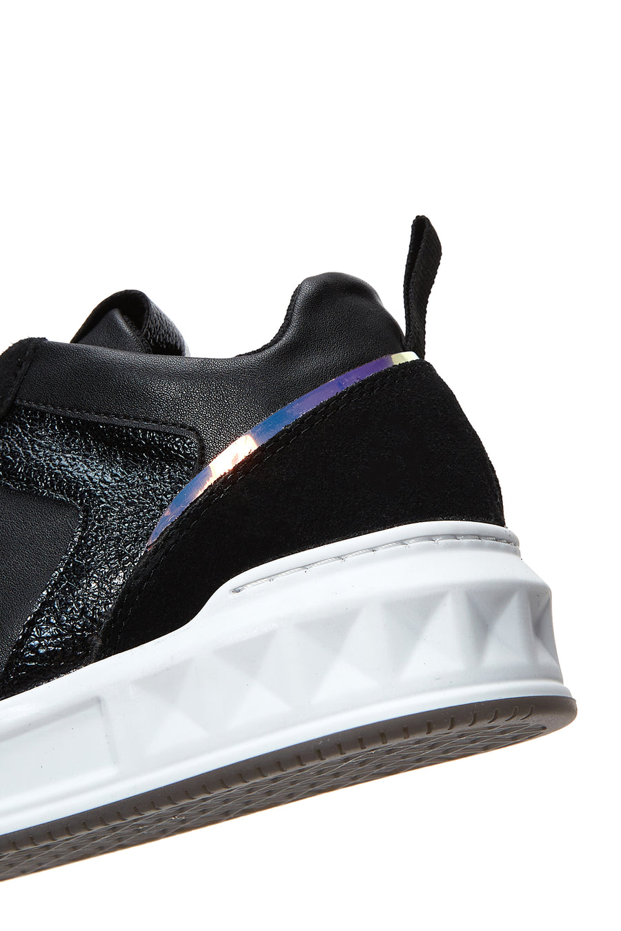 Kadın Siyah Bağcıklı Sneaker