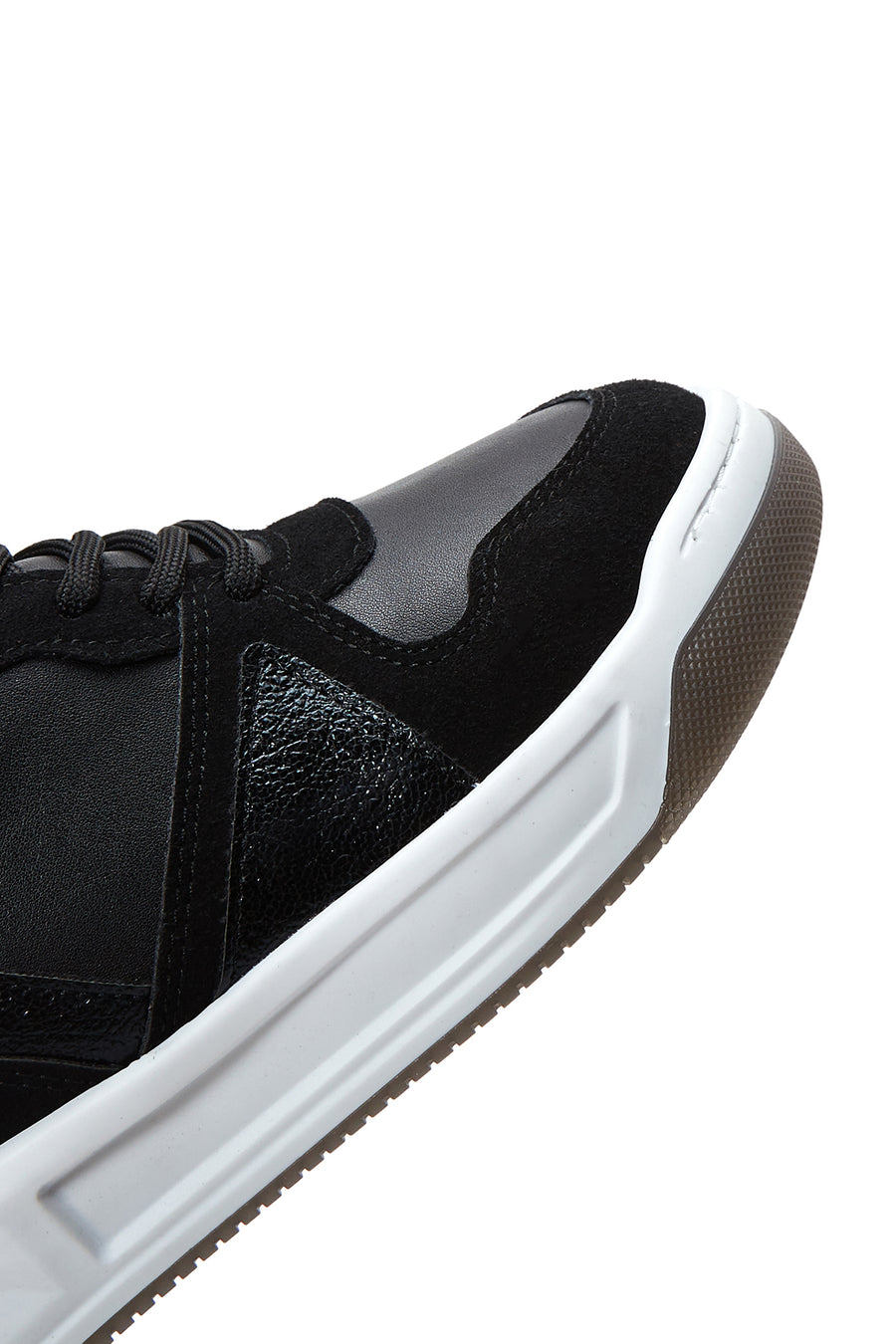 Kadın Siyah Bağcıklı Sneaker