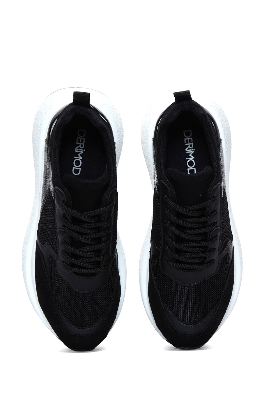 Kadın Siyah Kalın Tabanlı Sneaker