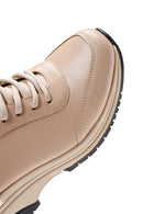 Kadın Bej Kalın Tabanlı Sneaker | Derimod
