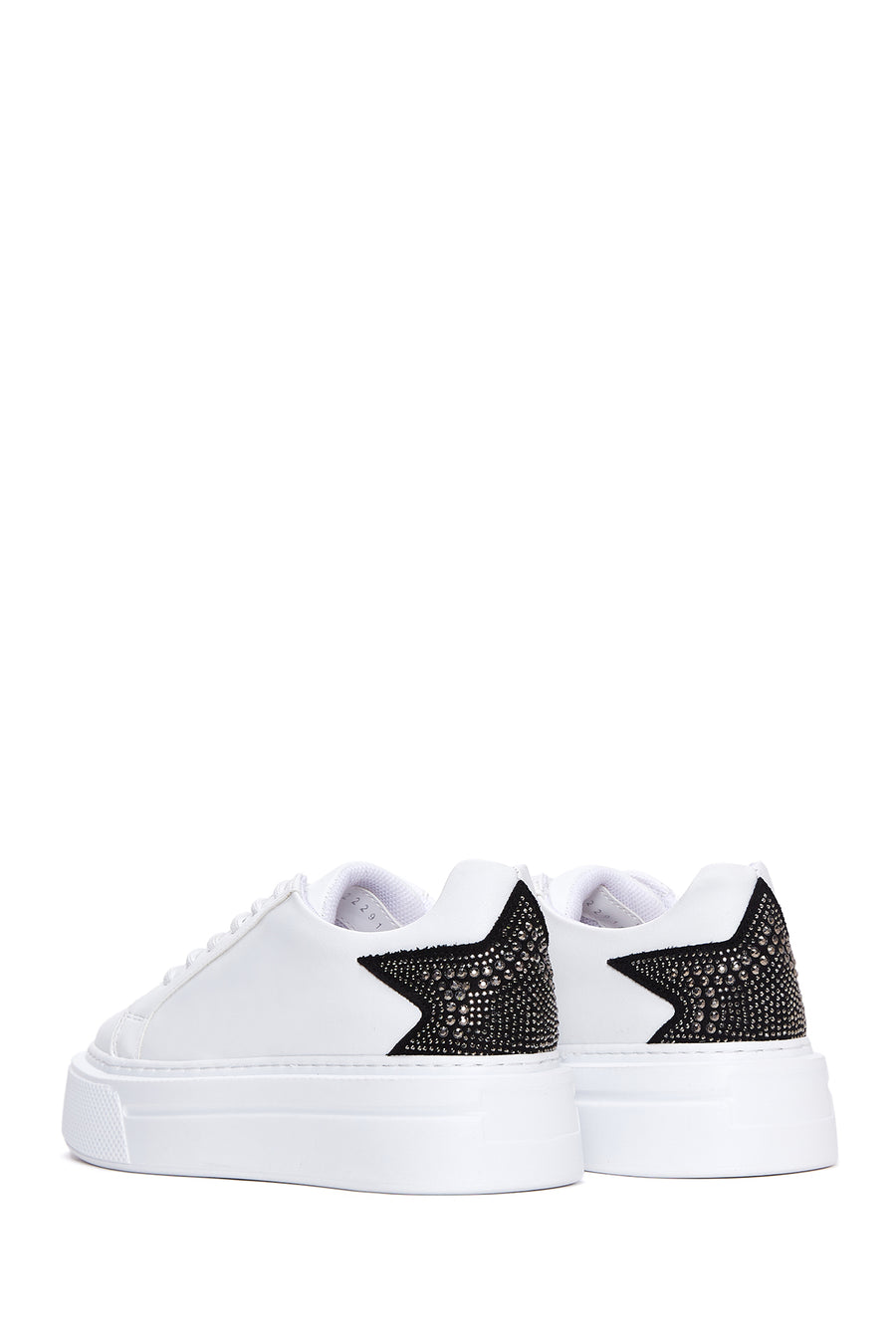 Kadın Beyaz Taşlı Sneaker