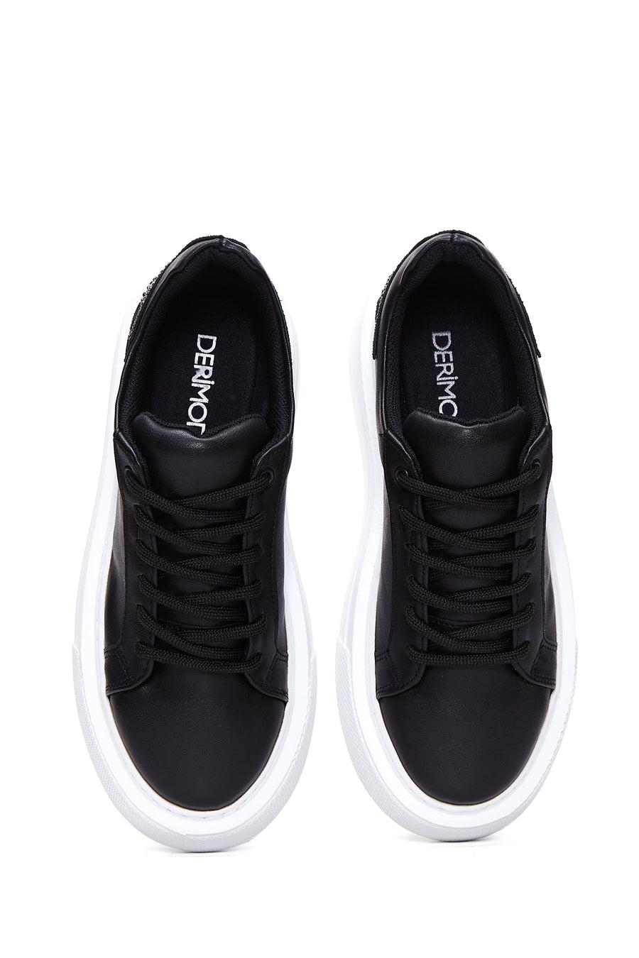 Kadın Siyah Taşlı Sneaker