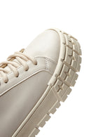 Kadın Bej Kalın Tabanlı Sneaker | Derimod