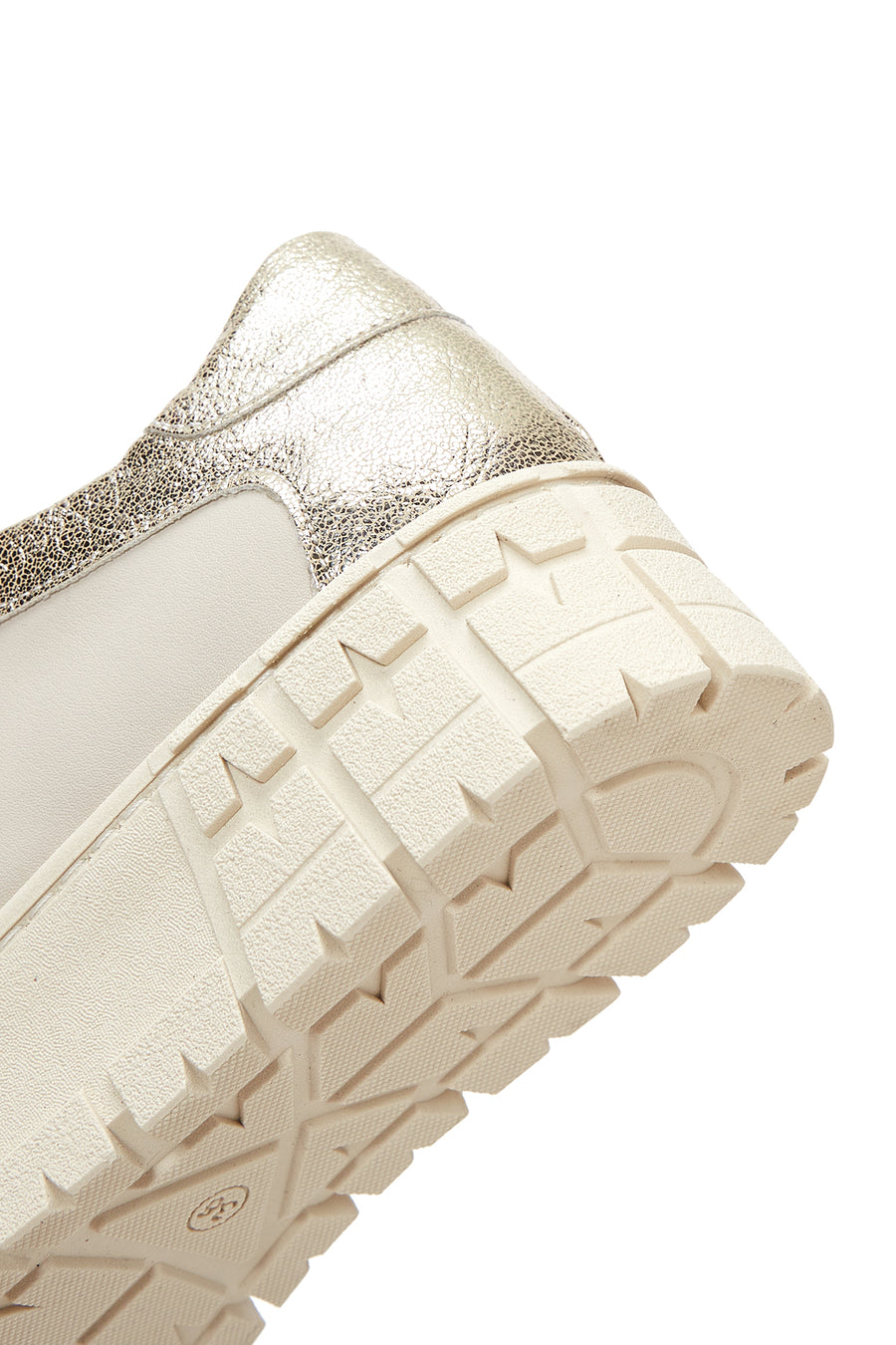 Kadın Bej Kalın Tabanlı Sneaker