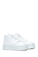 Kadın Beyaz Kalın Tabanlı Bilekli Sneaker | Derimod