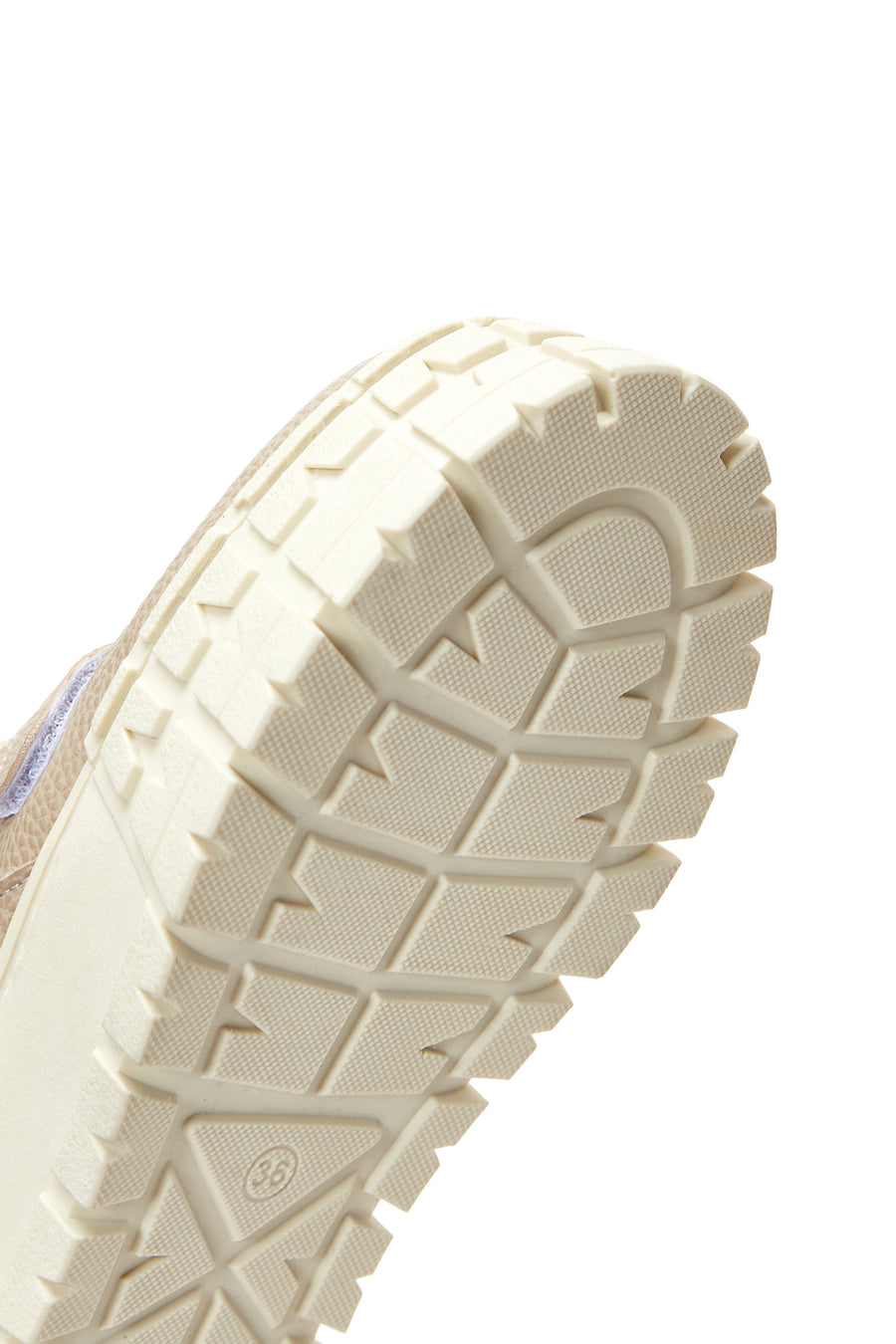 Kadın Bej Kalın Tabanlı Bilekli Sneaker