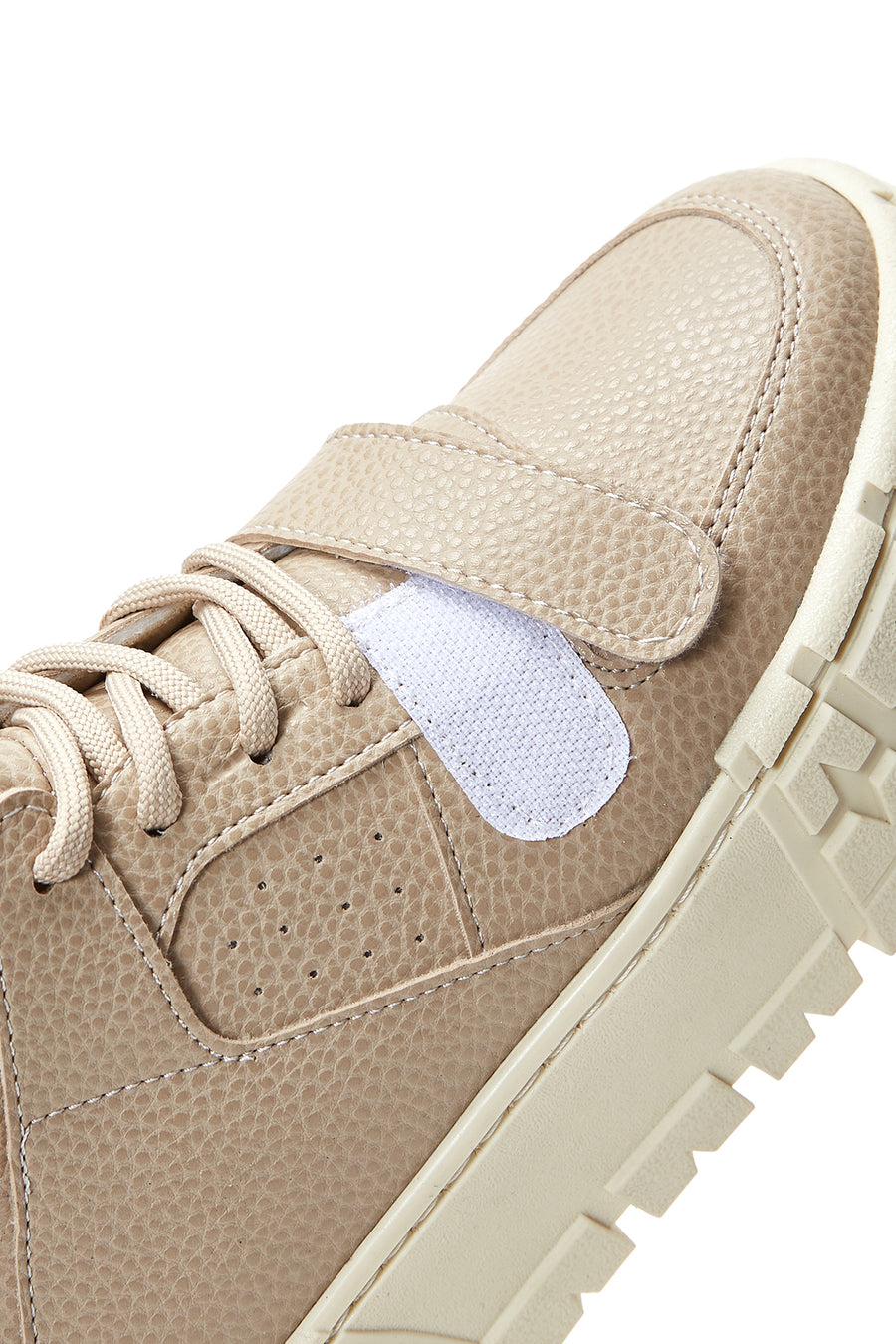 Kadın Bej Kalın Tabanlı Bilekli Sneaker