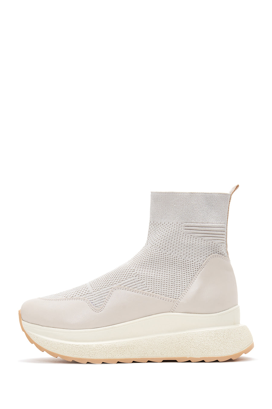 Kadın Bej Bilekli Sneaker
