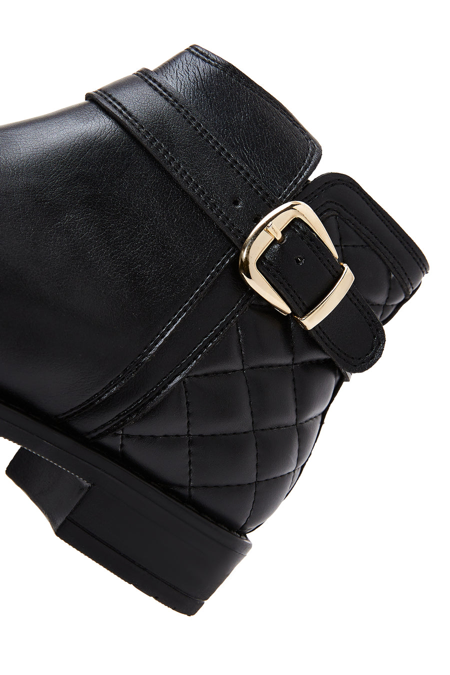 Women's Black Zippered Flat Classic Boots