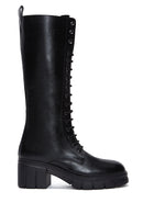 Women's Black Lace-Up Boots | Derimod