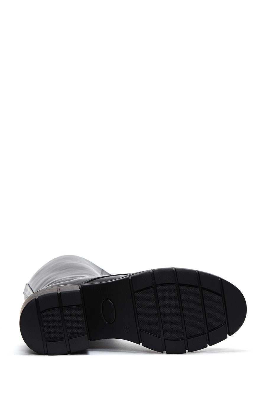Women's Black Lace-Up Boots