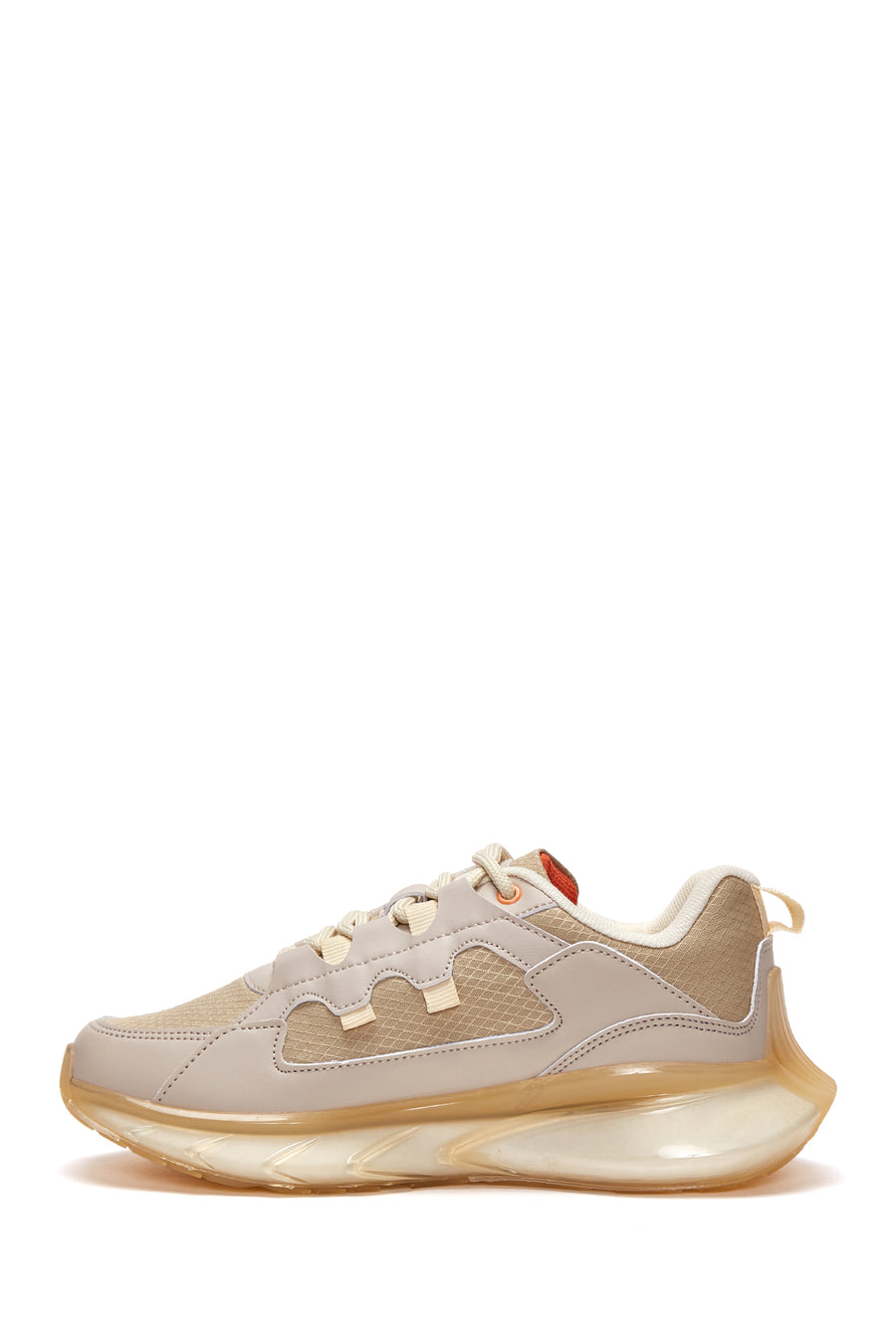 Women's Beige Thick Soled Sneaker